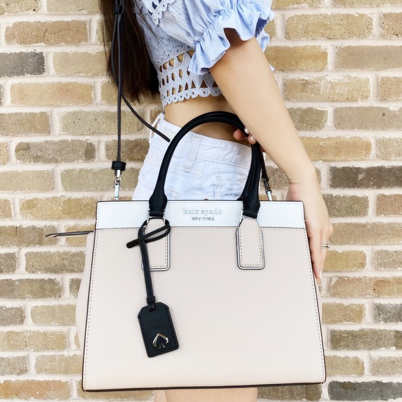Gaby’sBags👜💕- NWT Kate spade Satchel beige - Picture 2 of 5